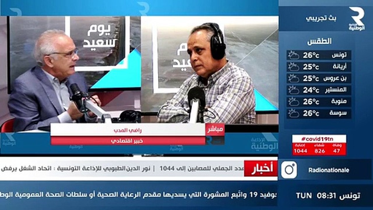 Radhi MEDDEB, invité de Hatem Ben Amara dans le cadre de son émission يوم سعيد analyse la situation économique et les défis de l'après pandémie.