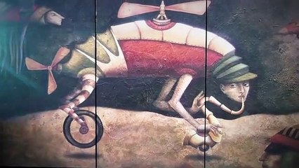 Rocío Coffeen en el El Mural del Milenio con Avelina Lésper