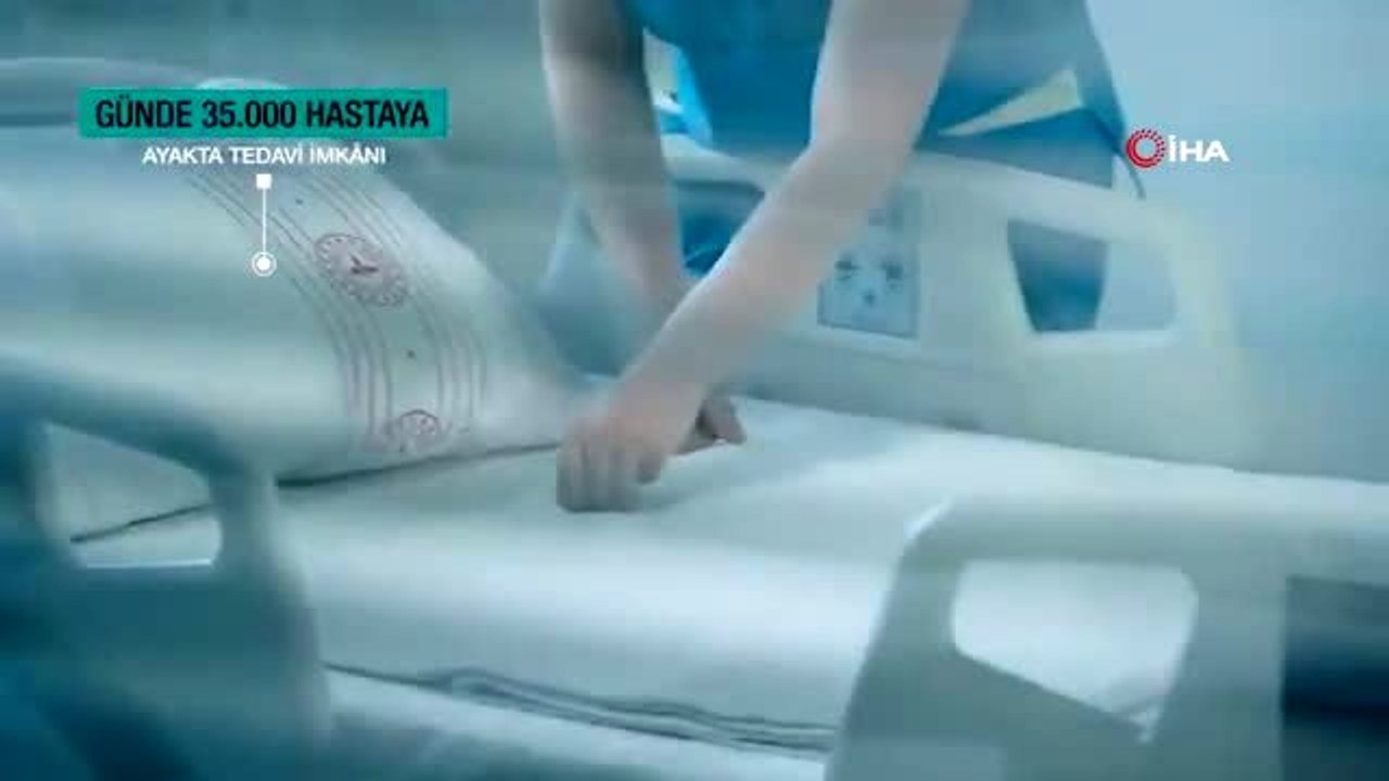 Sağlık Bakanı Koca Başakşehir Çam ve Sakura Şehir Hastanesi'nin videosunu paylaştı