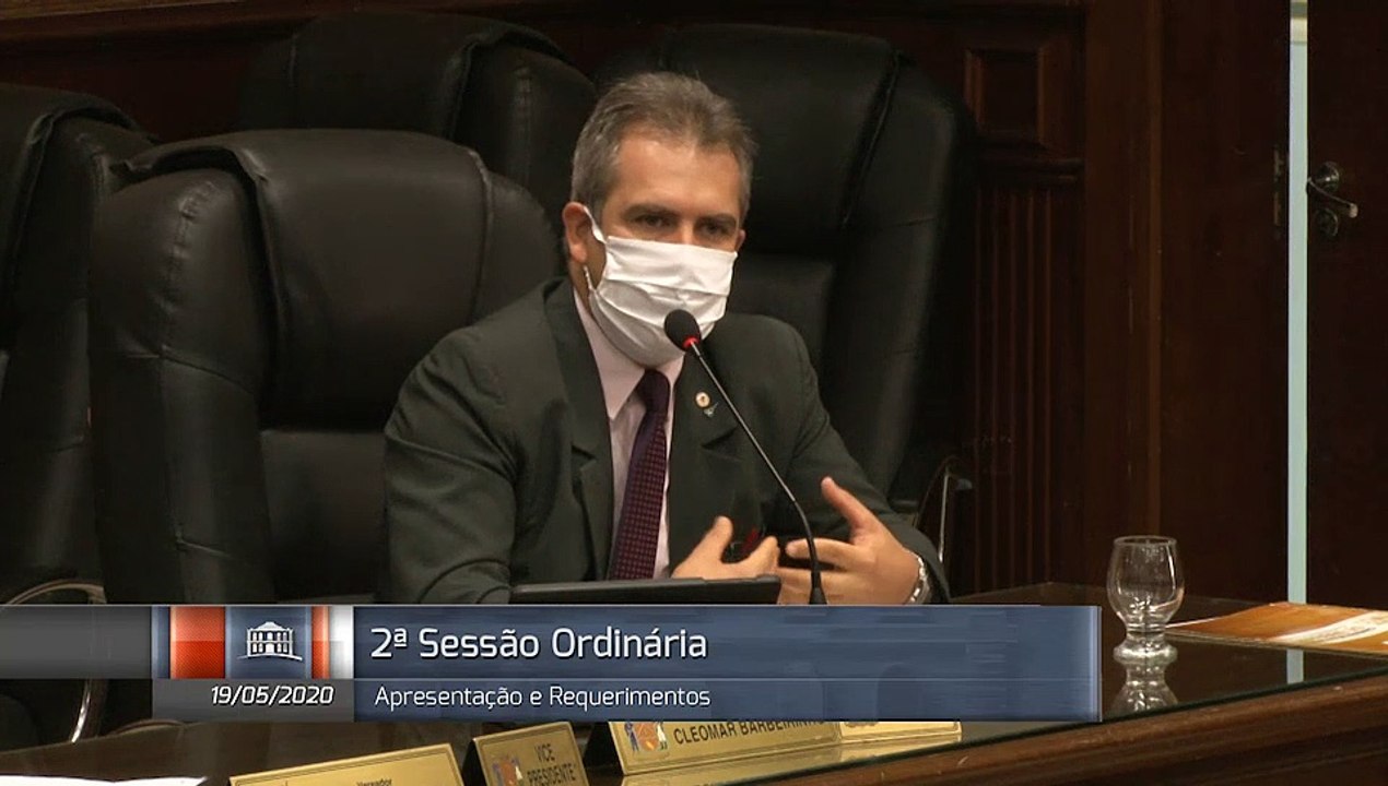 Sessão Ordinária da Câmara de Vereadores de Uberaba - 19.05 Elogio à empresa da Santo Pio