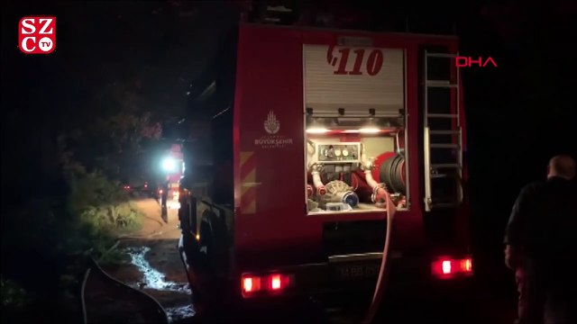 İstanbul Aydos Ormanı’nda yangın