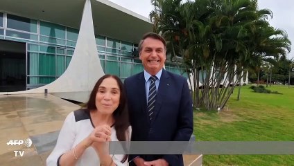 Regina Duarte feliz com cinemateca