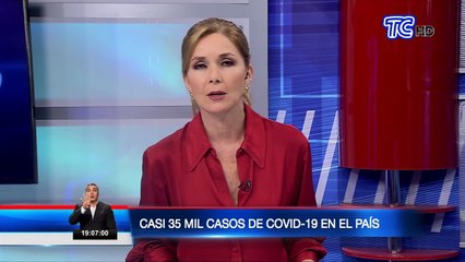 Casi 35 mil casos de coronavirus en el Ecuador