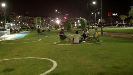 İzmir'de 'çember daire' içinde kordon keyfi