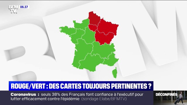 Ces régions qui souhaiteraient passer au vert sur la carte du déconfinement