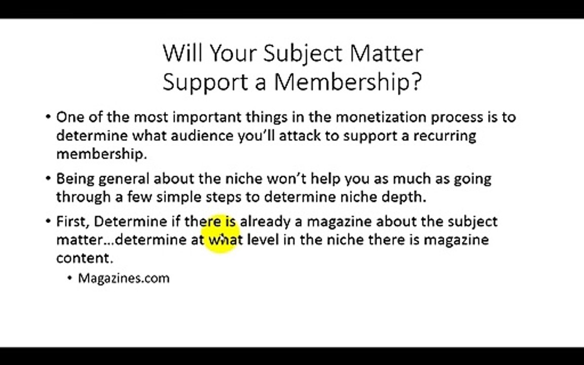 Facebook Monetization Strategies , Will Your Subject Matter Support A Membership Video - 04
