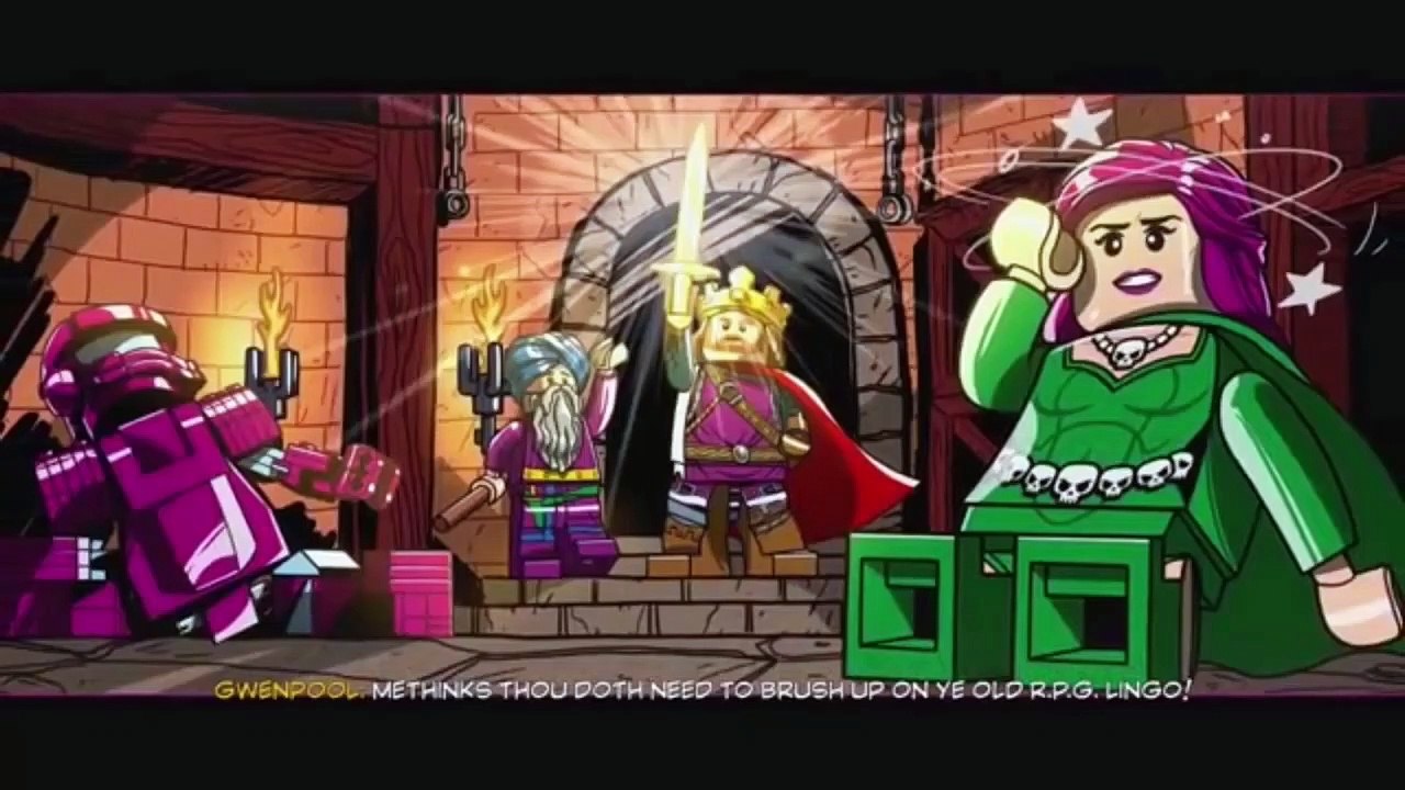 Lego Marvel Super Heroes 2 Gwenpool Bonus Level/DLC All Cutscenes