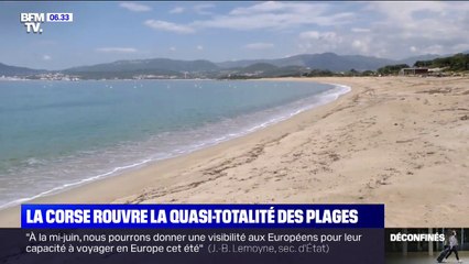 La Corse rouvre la quasi-totalité de ses plages