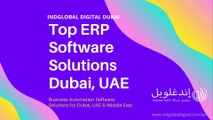 ERP Software Solutions in Dubai, UAE