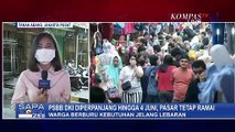 PSBB Jakarta Diperpanjang, Pasar Tanah Abang Tetap Ramai