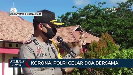 Doakan Bencana Korona, Jajaran Polri Di Polres Nias Gelar Doa Bersama