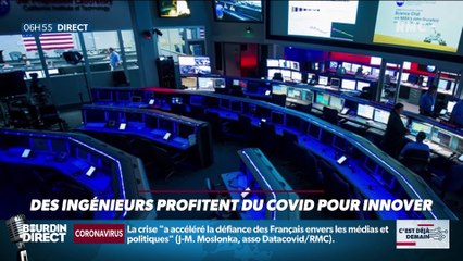 La chronique de Frédéric Simottel: Des ingénieurs profitent du Covid pour innover - 21/05