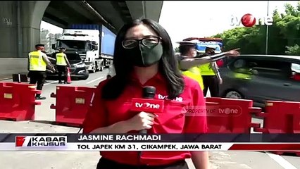 Polisi Razia Pemudik yang Akan Keluar dari Wilayah Jakarta