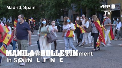 Protesters demand 'freedom' as lockdown extended in Spain