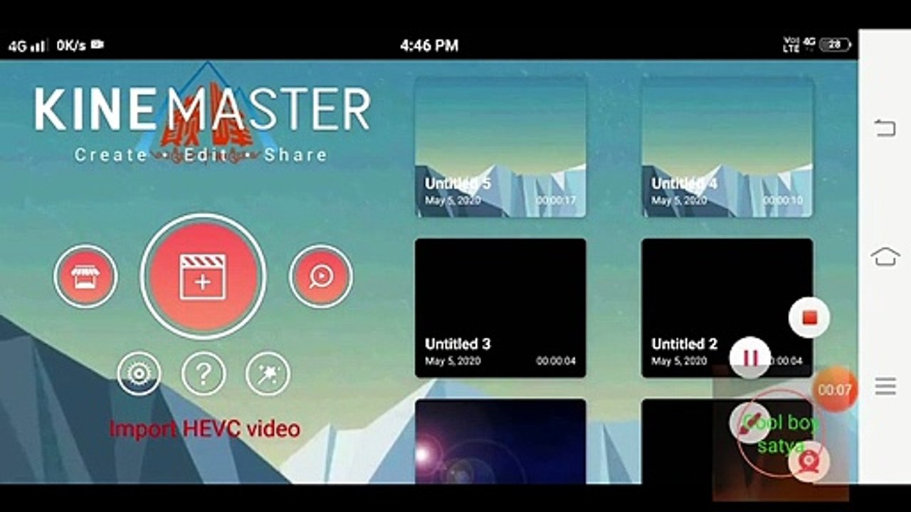 Kinemaster tutorials//edit videos//proffesional video