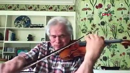 Dünyaca ünlü efsane kemancı Itzhak Perlman'dan karantinada keman dinletisi