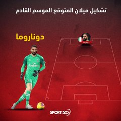 تشكيلة ميلان المتوقعة في الموسم القادم