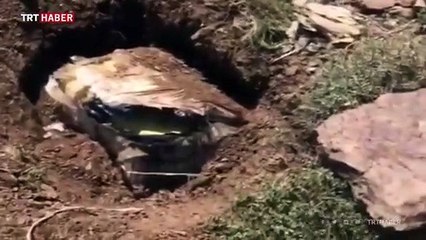 Meti timleri Hakurk'ta tuzaklanan patlayıcıyı böyle imha etti