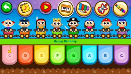 Happy Birthday Kids Playing Music - GaKids Music