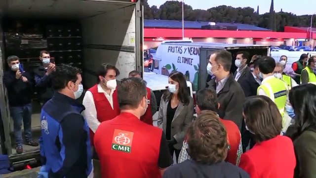 Los Reyes visitan Mercamadrid