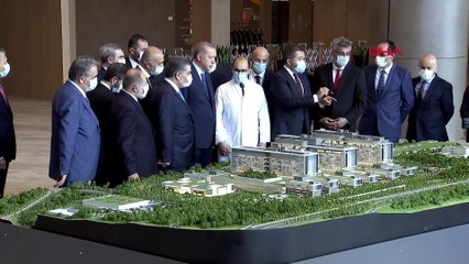 Cumhurbaşkanı Erdoğan Başakşehir Çam ve Sakura Şehir Hastanesi’ne geldi