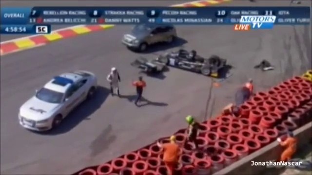 Pizzonia Huge Crash in Raidillon at Spa WEC 2013
