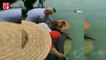 Sahile vuran 150 kiloluk balina, uzun uğraşlar sonucu özgürlüğüne kavuştu