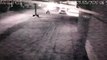 Câmera registra acidente entre motos no Bairro Maria Luíza
