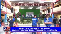 Manila LGU, nagbabala sa muling pagpapatupad ng 'hard lockdown' sa ilang brgy