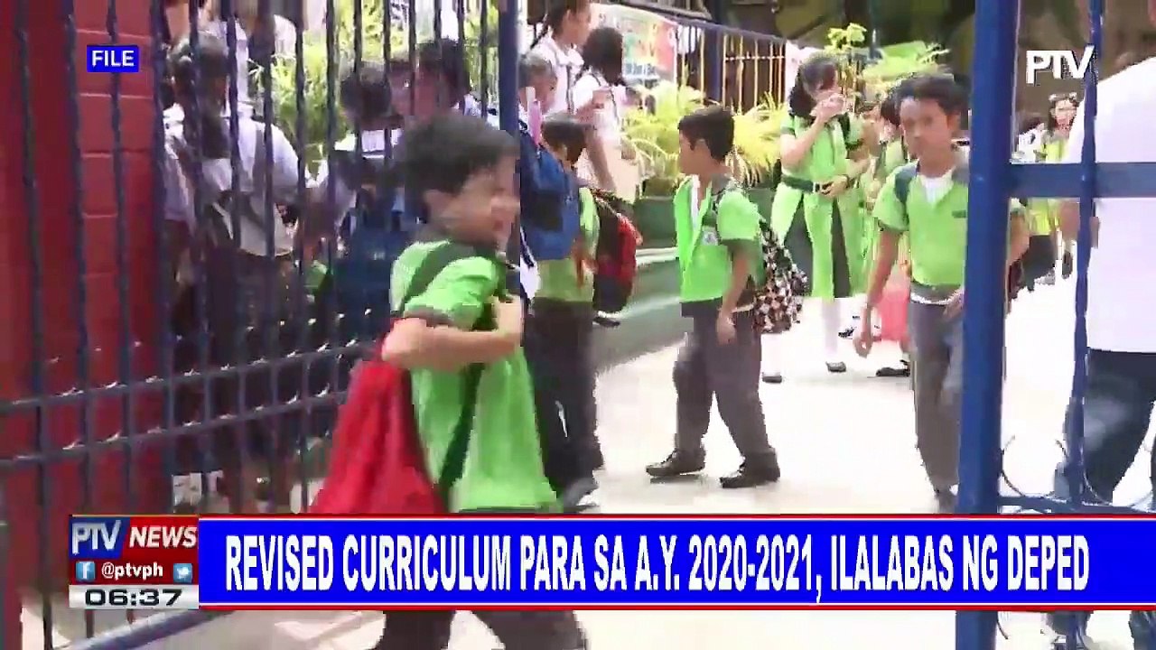 Revised curriculum para sa AY 2020-2021, ilalabas ng DepEd
