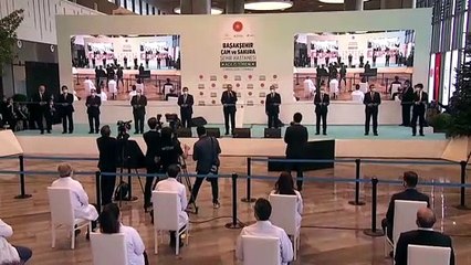 Cumhurbaşkanı Erdoğan: 'Vatandaşımız Başakşehir Çam ve Sakura Şehir Hastanesi'ne metroyla gelebilme imkanına sahip olacak.' - İSTANBUL