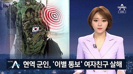 휴가 나온 육군 일병, 이별 통보한 여자친구 흉기 살해