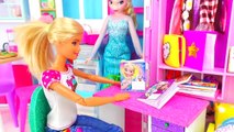 11 DIY Barbie Hacks School Supplies - Frozen Elsa Backpack, pencil case, glue and more Barbie crafts