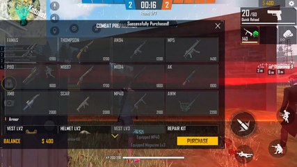 Free Fire Games Kills of 20 Garena-Gameplay