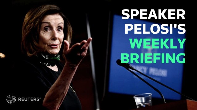 House Speaker Nancy Pelosi holds her weekly briefing