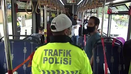 İstanbul'da toplu taşıma araçları ve ticari taksilere Koronavirüs denetimi
