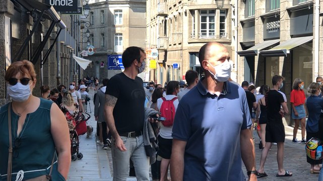 Saint-Malo. Port du masque obligatoire Intra- muros!