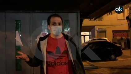 Taxista agredido: "No había ni un furgón de policía"