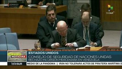 Consejo de Seguridad de ONU rechaza incursión mercenaria en Vzla.