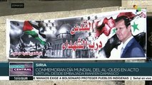 Siria:embajada iraní conmemora Día Mundial de Al Quds con acto virtual