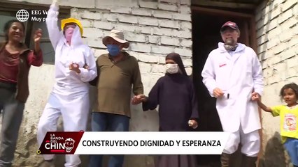 Un grupo de extranjeros que quedaron varados en Lima sorprendieron a una familia de Carabayllo