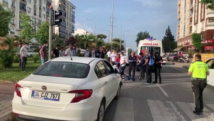 Otomobil ile motosiklet çarpıştı: 2 yaralı - ADIYAMAN