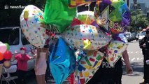 Los Angeles Police go all-out to help 8-year-old celebrate quarantined birthday