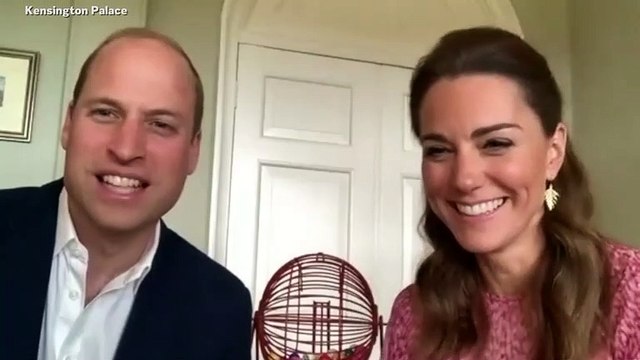 Prince William and Kate Middleton Call Bingo Numbers To Cheer Up U.K. Care Home's Senior Citizens