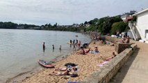 Près de Brest, une plage plus statique que dynamique