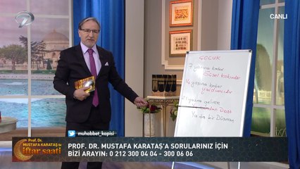 Prof. Dr. Mustafa Karataş ile İftar Saati - 21 Mayıs 2020