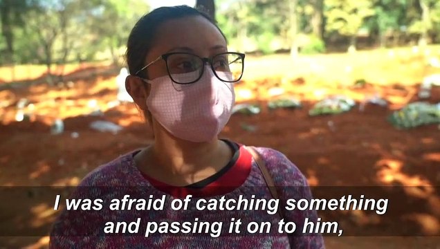 Many burials in Sao Paulo at the largest cemetery in Latin America