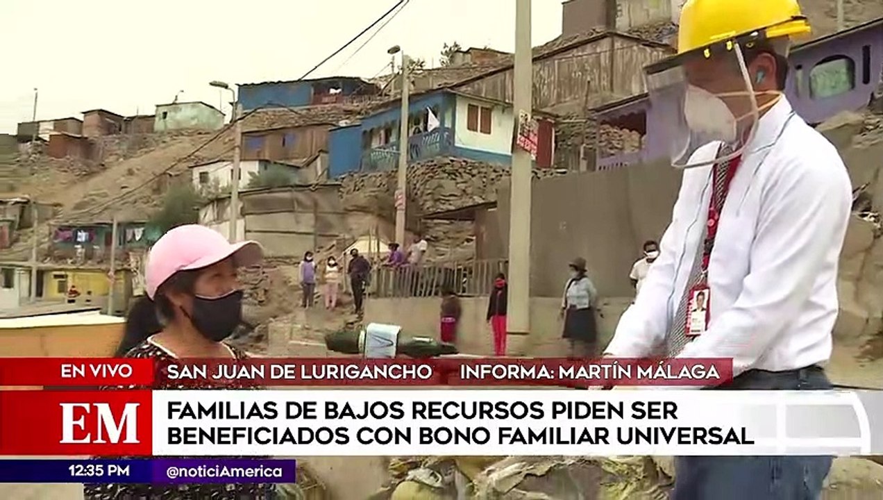 Edición Mediodía: Familias de bajos recursos piden ayuda durante Estado de Emergencia