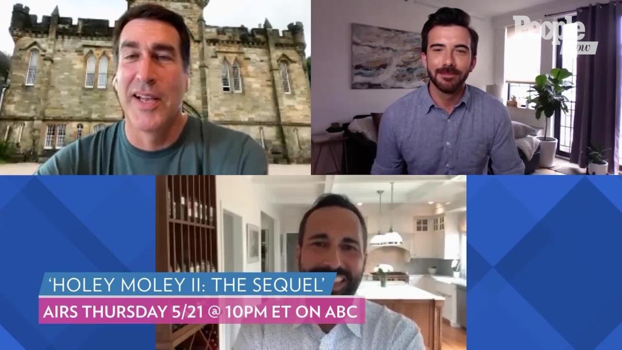 Holey Moley Commentators Rob Riggle and Joe Tessitore Light Competitors on Fire...Literally