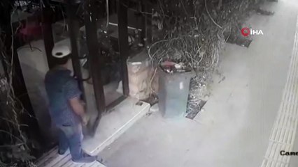 Kızıltepe'de yardım kolisini çaldı, polis şüpheliyi yürüyüş şekliyle ortaya çıkardı...Hırsızlar kamerada